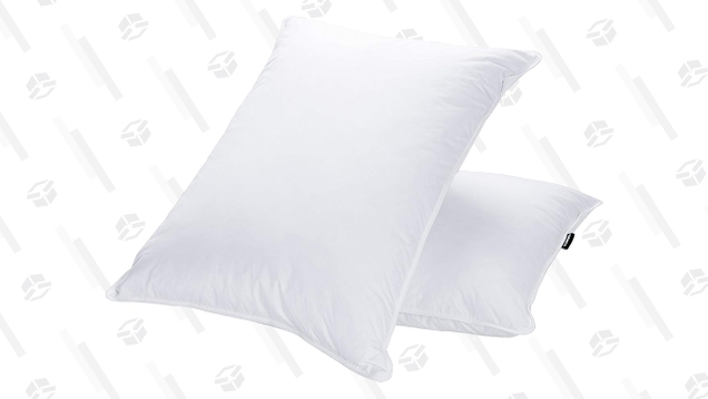 JA COMFORTS Goose Down and Feather Bed Pillows | $35 | Amazon | Clip the 5% off coupon